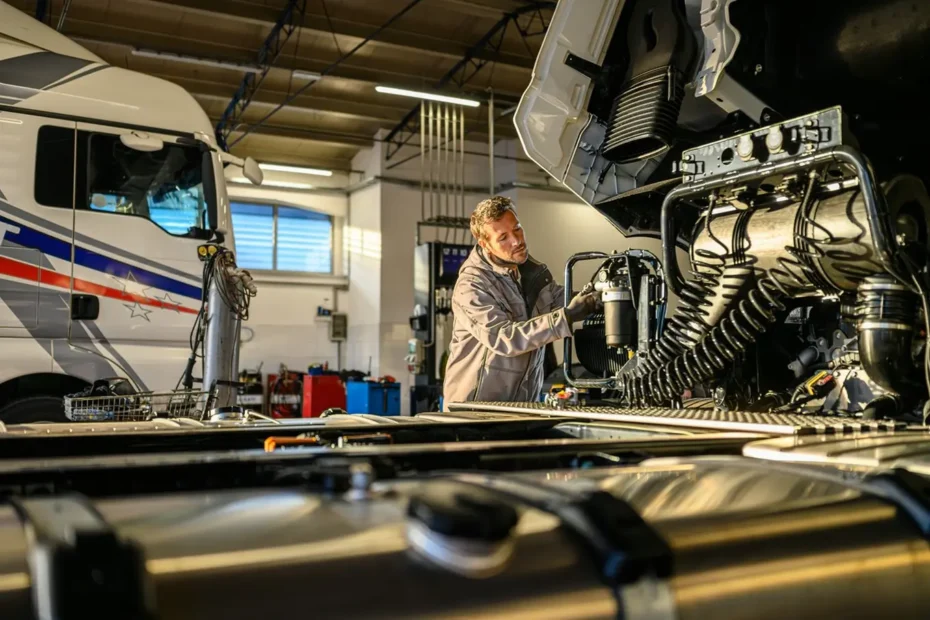 naprawa ciężrówki